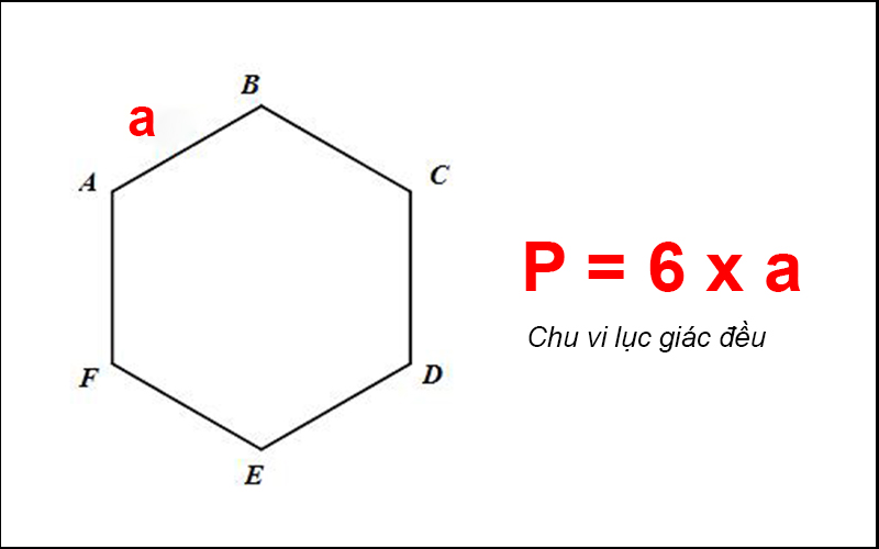 Công thức tính chu vi, diện tích hình lục giác đều có ví dụ minh hoạ - Thegioididong.com